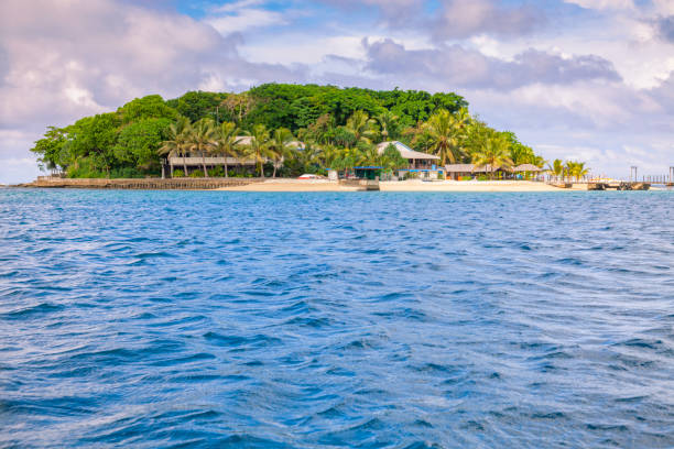 mele island in vanuatu. port vila, efate, vanuatu.